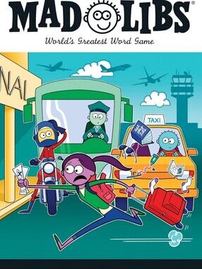 Mad Libs Travel Puzzle Book — Bright Illustrated Cover